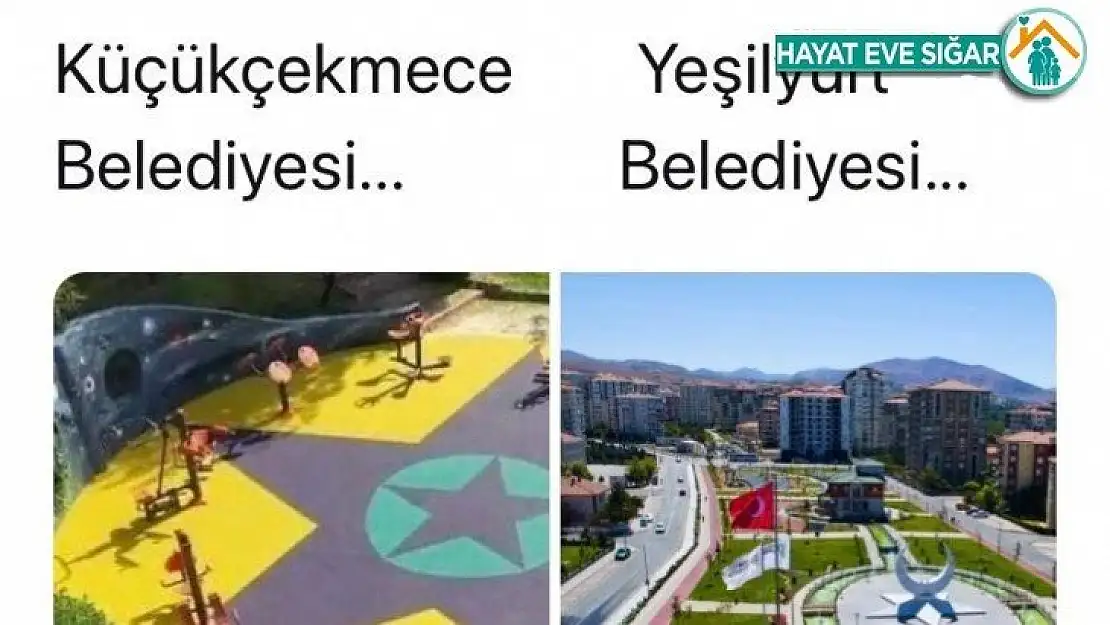 Küçükçekmece'ye 'Hilal Park'lı gönderme