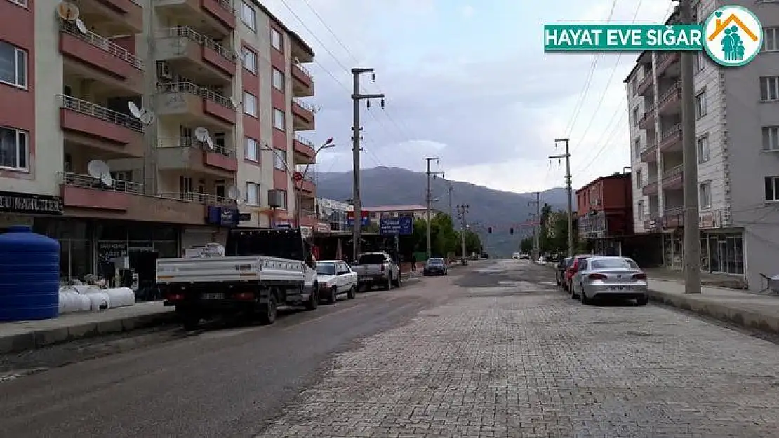 Kulp kısıtlamaya uydu, cadde ve sokaklar boş kaldı