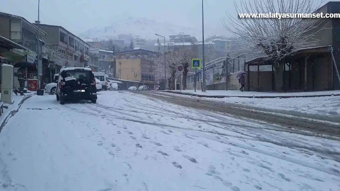 Kulp'ta kar yağışı başladı, okullar tatil edildi
