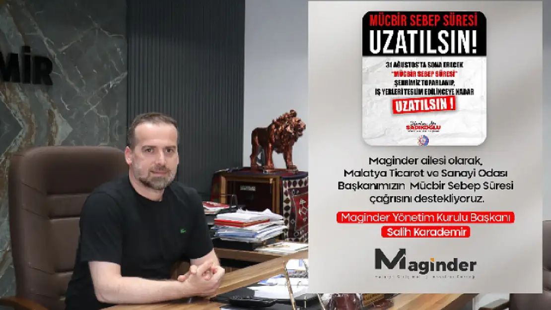 MAGİNDER'den Ticaret Sanayi Odasına Destek