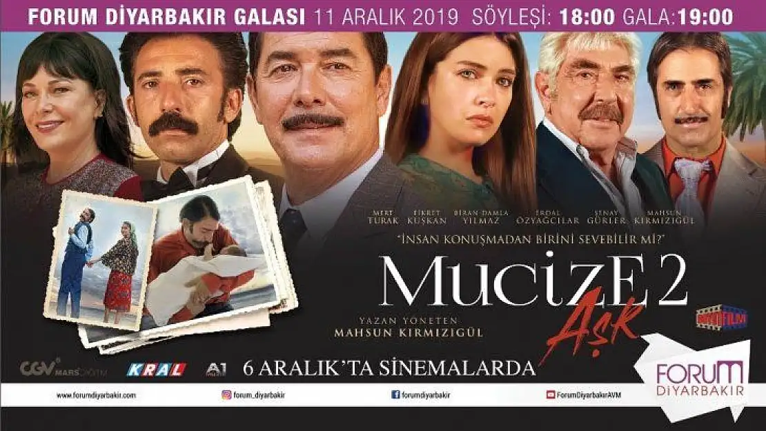 Mahsun Kızmızıgül'ün yazıp yönettiği filmin galası Diyarbakır'da yapılacak