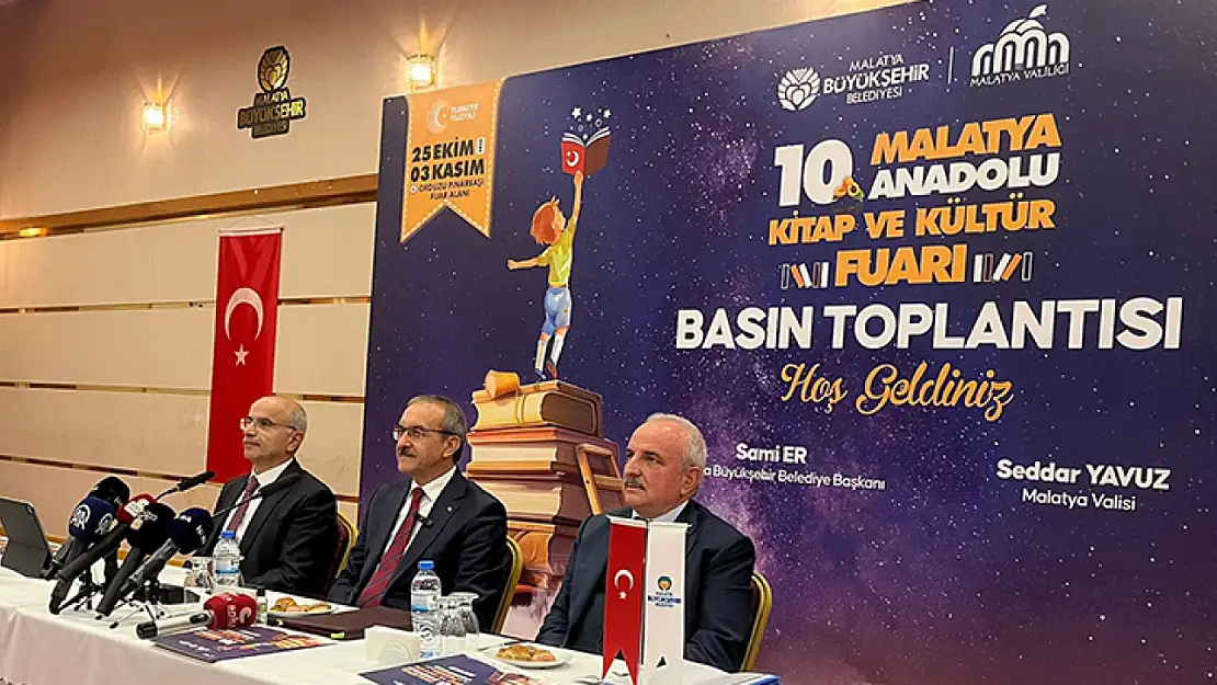 Malatya 10. Anadolu Kitap ve Kültür Fuarı'na hazırlanıyor