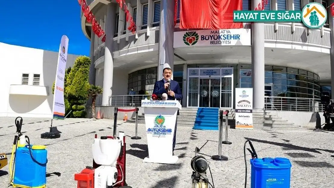 Malatya Büyükşehir, 2021 ilaçlama sezonunu başlattı