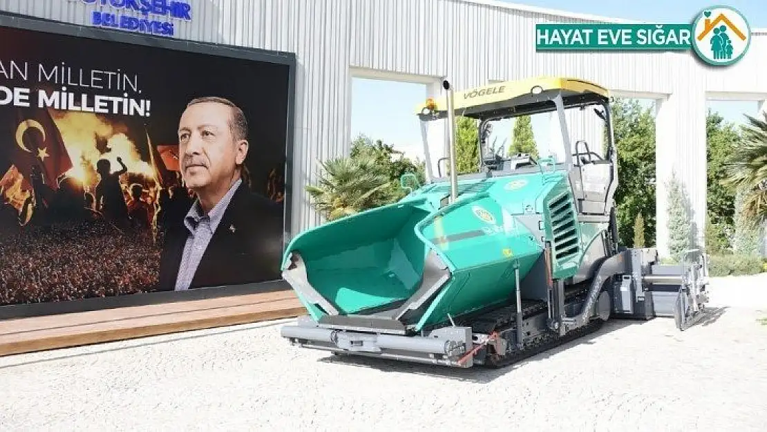 Malatya Büyükşehir araç parkına finişer takviyesi