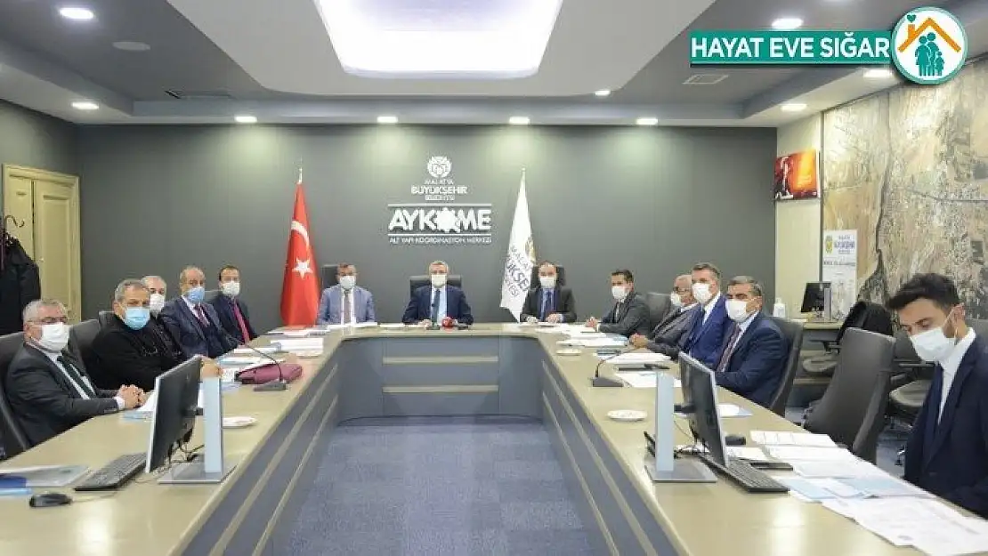 Malatya Büyükşehir'de karla mücadele toplantısı gerçekleştirildi