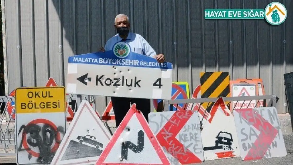 Malatya Büyükşehir'den işaret levhaları uyarısı