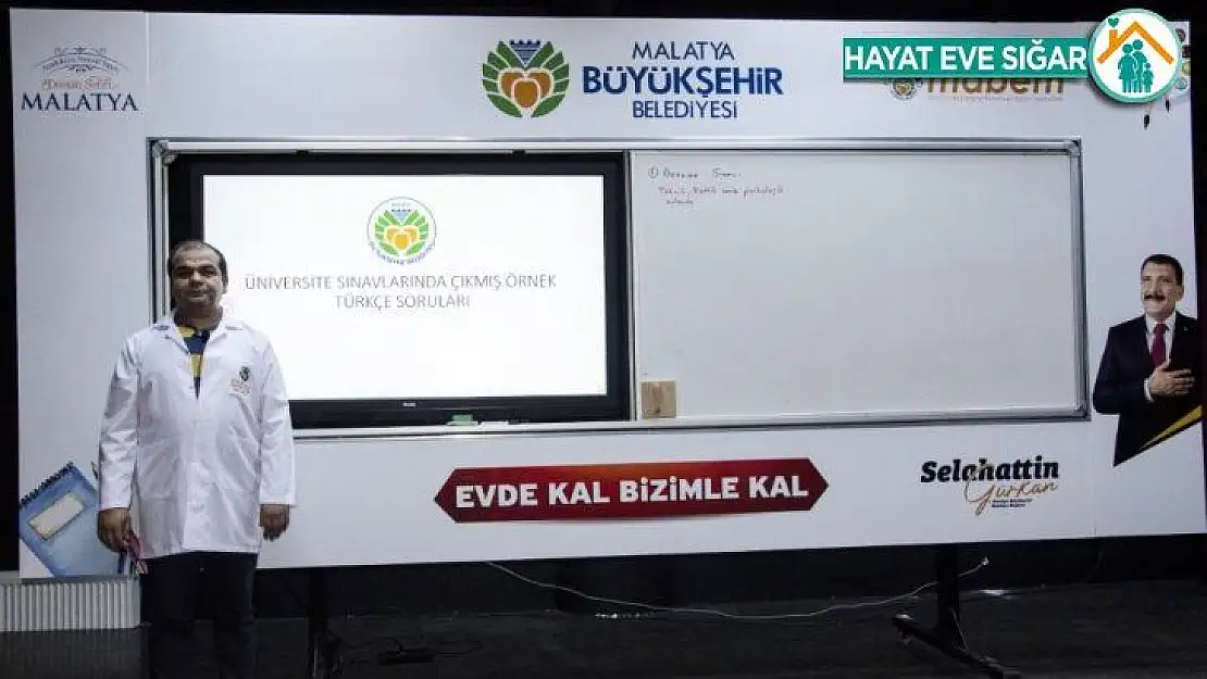 Malatya Büyükşehir'den LGS ve YKS için örnek soru çözümleri