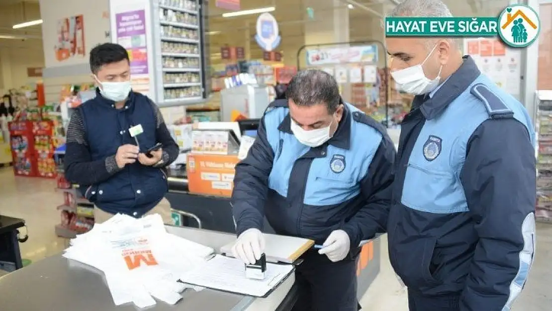 Malatya Büyükşehir'den maske, mesafe ve hijyen denetimi