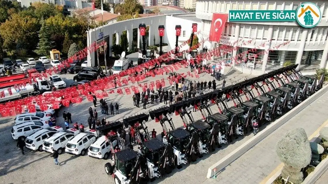 Malatya Büyükşehir'e 29 araç ve iş makinası takviyesi