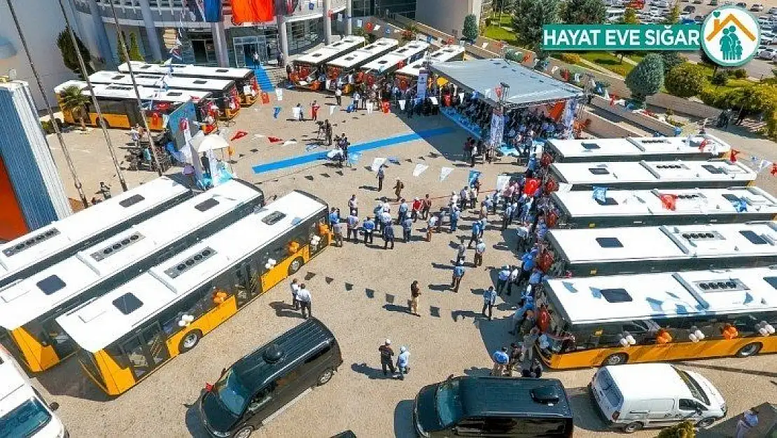 Malatya Büyükşehir toplu taşıma araç filosunu 15 yeni otobüsle güçlendirdi