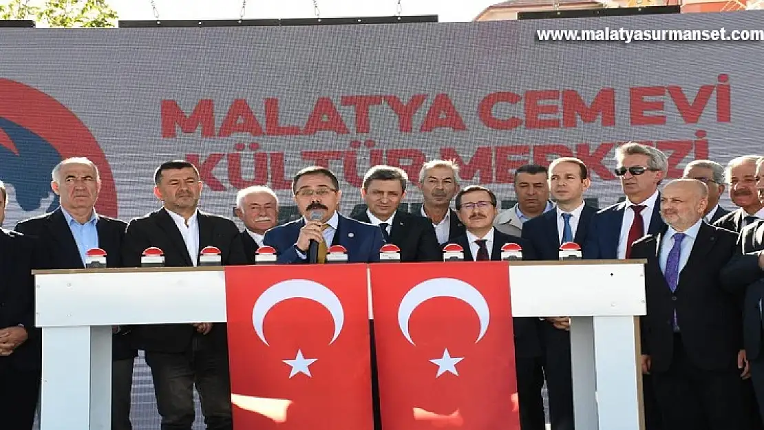 Malatya Cemevi ve Kültür Merkezi Temel Atma Töreni Yapıldı