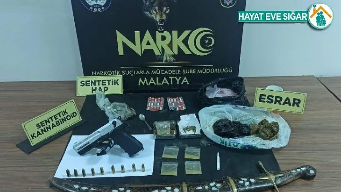 Malatya'da 'torbacı' operasyonu: 3 tutuklama