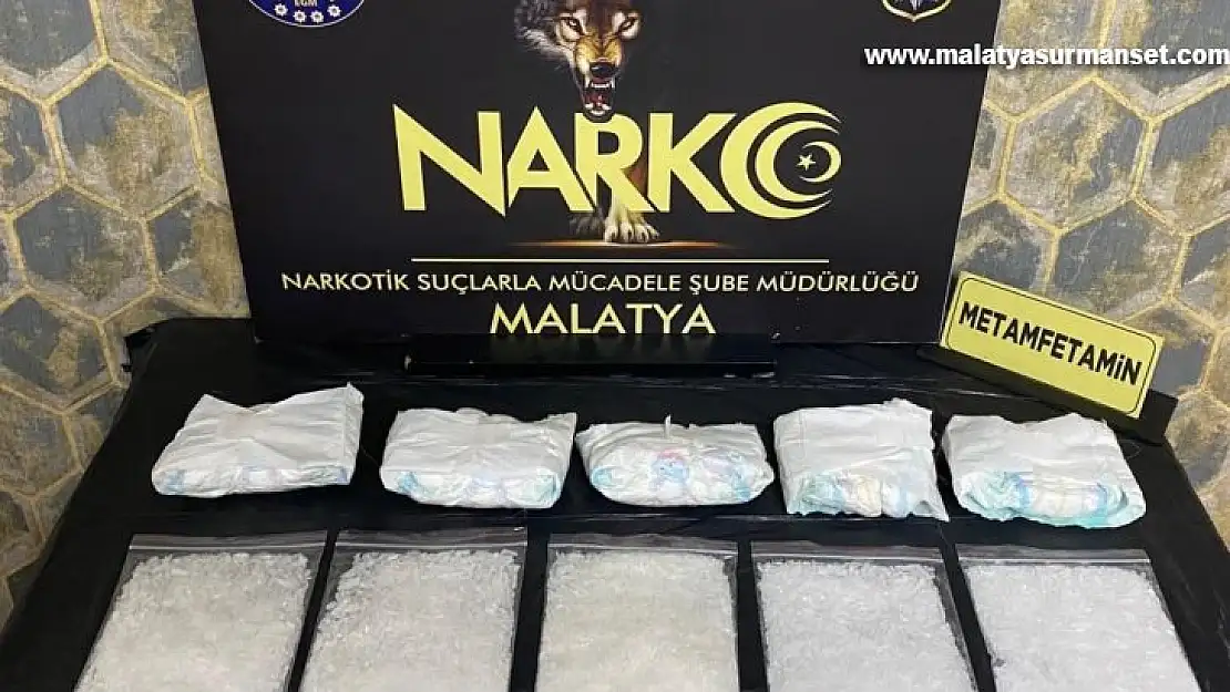 Malatya'da 12 kilogram uyuşturucu ele geçirildi