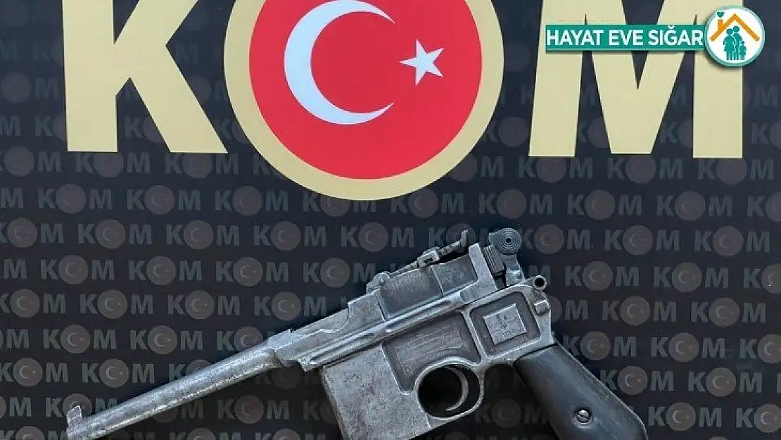 Malatya'da 18. yy ait yarı otomatik tabanca ele geçirildi