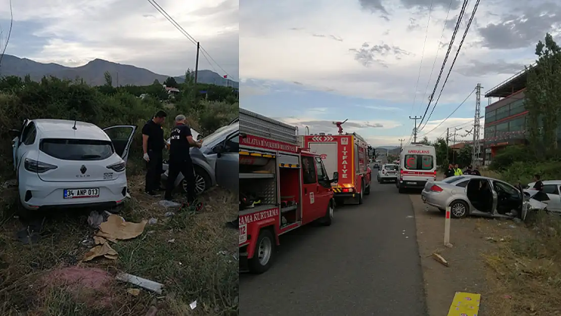 Malatya'da 2 ayrı noktada meydana gelen trafik kazalarında toplam 8 kişi yaralandı.