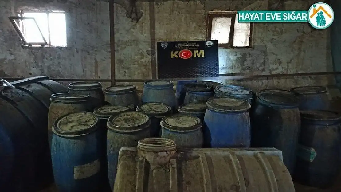 Malatya'da 3 bin 688 litre boğma rakı ele geçirildi