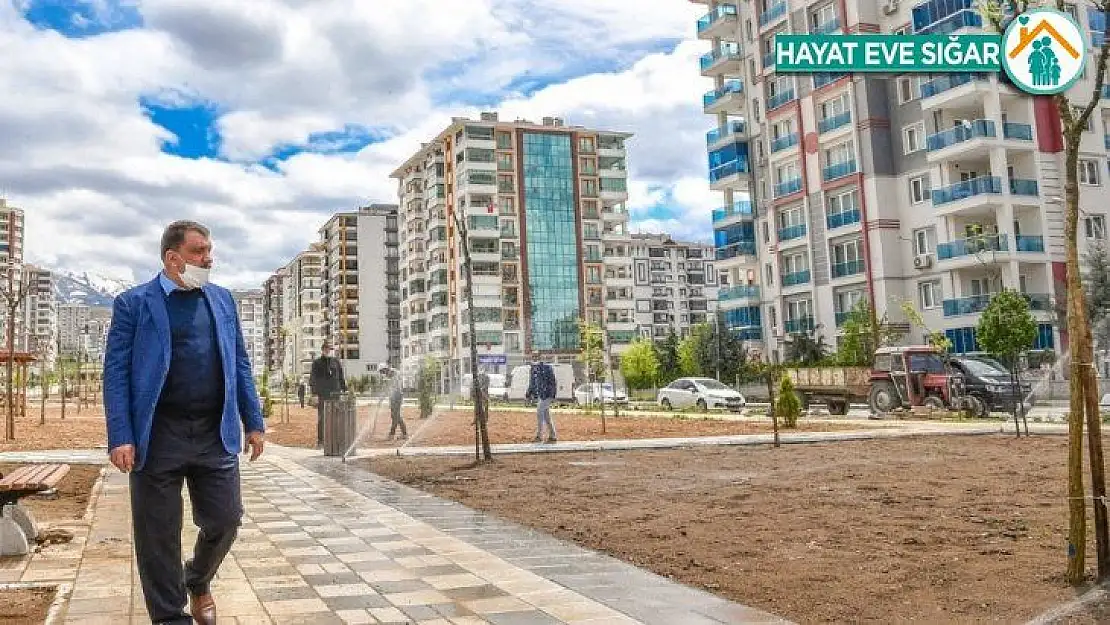 Malatya'da 30 dönümlük park büyük oranda tamamlandı