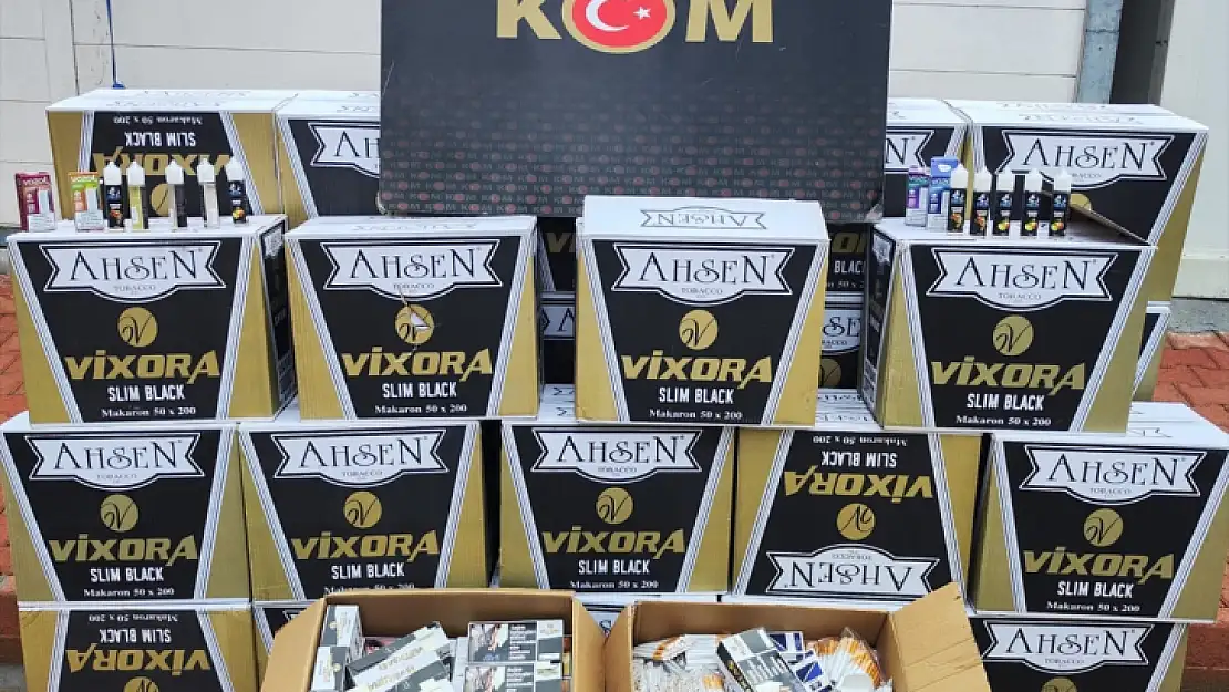 Malatya'da 315 bin 400 makaron ele geçirildi