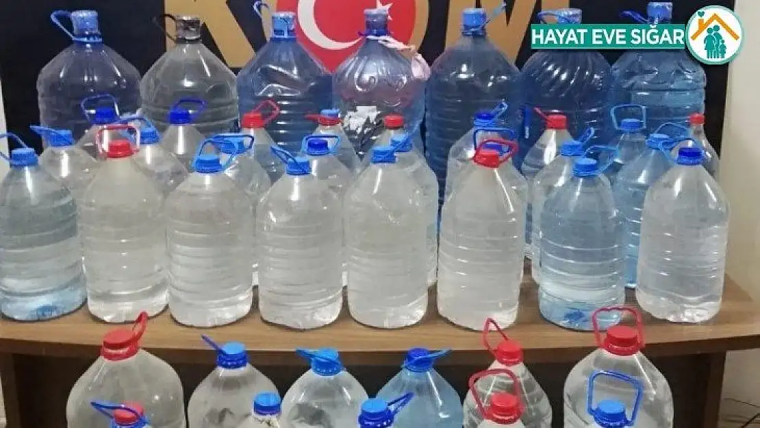 Malatya'da 321 litre boğma içki ele geçirildi