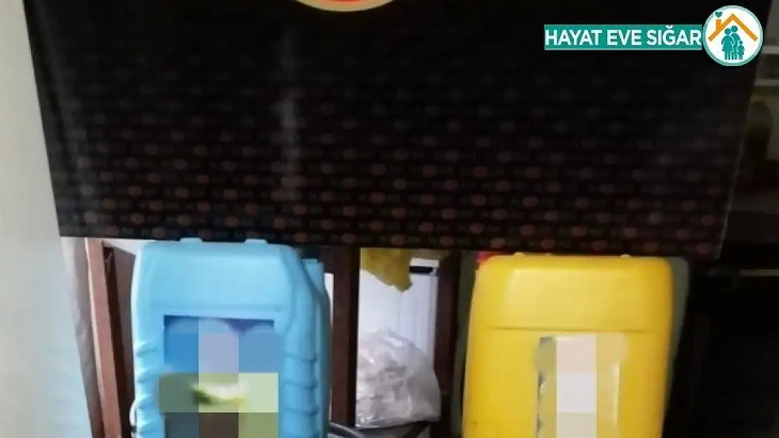 Malatya'da 400 litre kaçak içki ele geçirildi