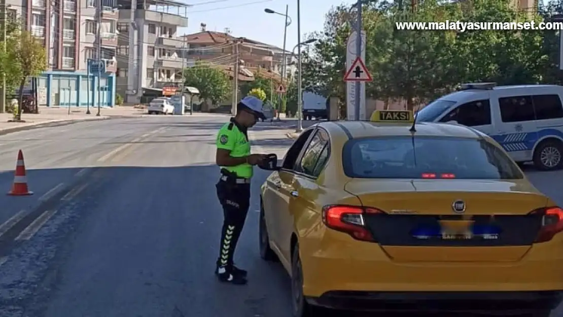 Malatya'da 43 araç trafikten men edildi