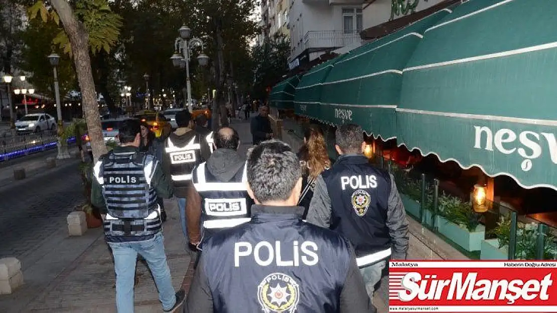 Malatya'da 788 polisle dev uygulama