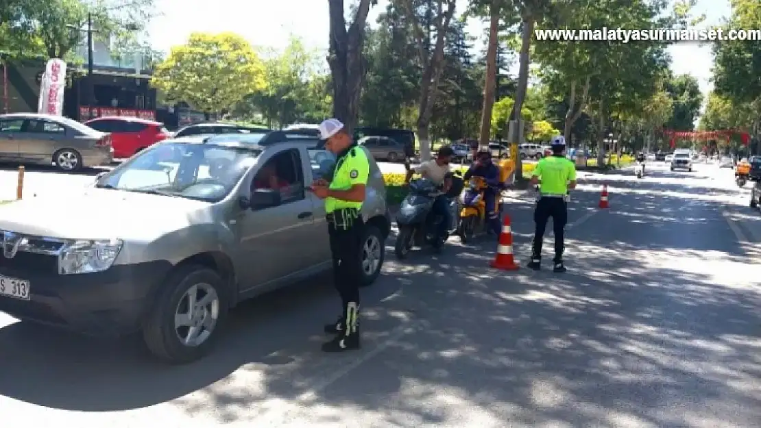 Malatya'da Araçlara Sıkı Denetim