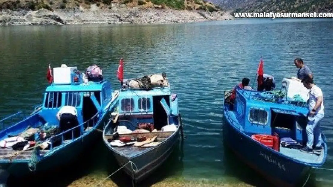 Malatya'da avlanma yapan teknelere sıkı denetim