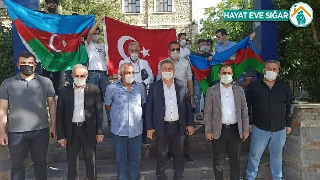 Malatya'da Azerbaycan'a destek