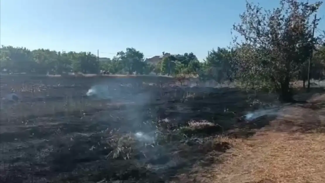 Malatya'da çıkan anız yangını söndürüldü