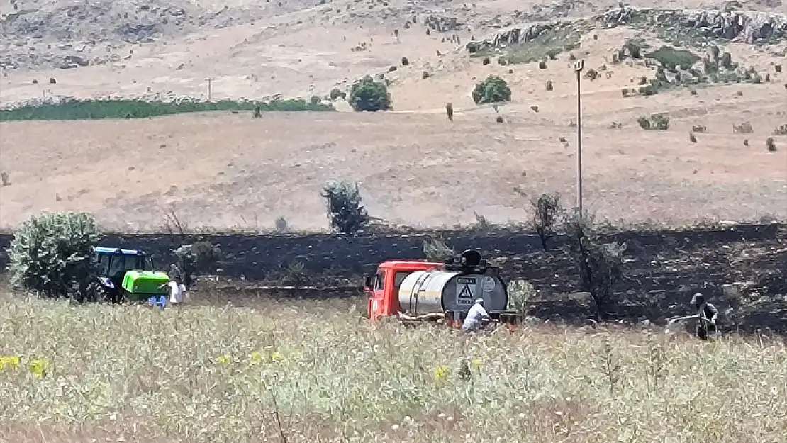 Malatya'da çıkan örtü yangını kontrol altına alındı