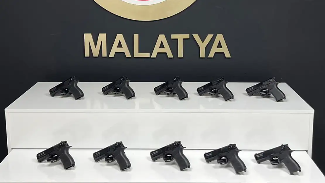 Malatya'da çok sayıda silah ele geçirildi