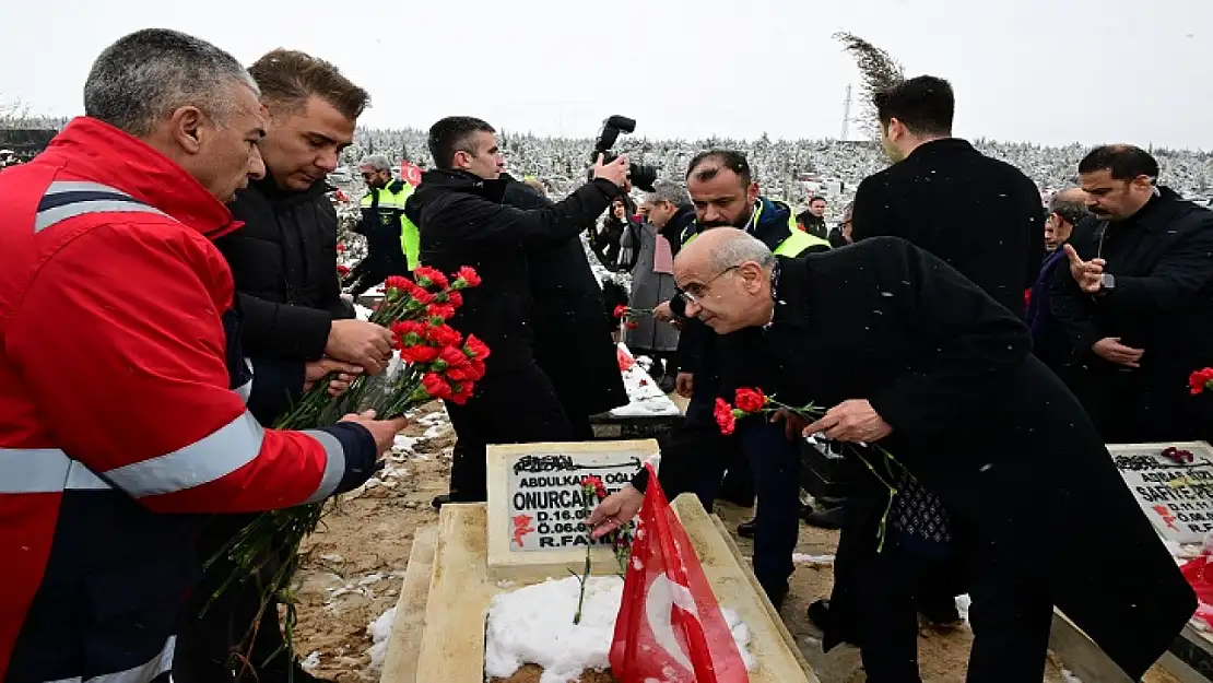 Malatya'da Deprem Şehitleri Dualarla Anıldı