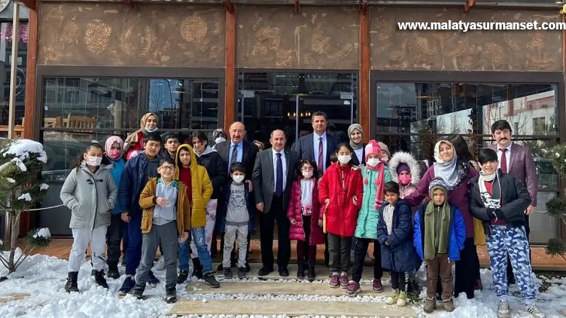 Malatya'da dezavantajlı çocuklar kahvaltıda bir araya geldi