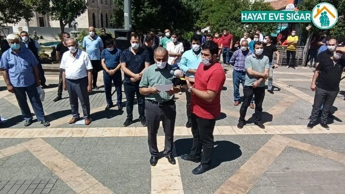 Malatya'da düğün salonu esnafı yemek yasağına tepkili