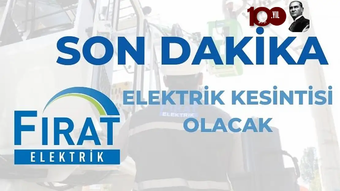 Malatya'da elektrik kesintisinin yaşanacağı mahalleler