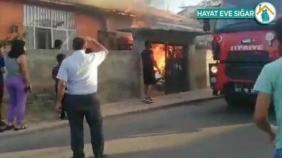 Malatya'da ev yangını