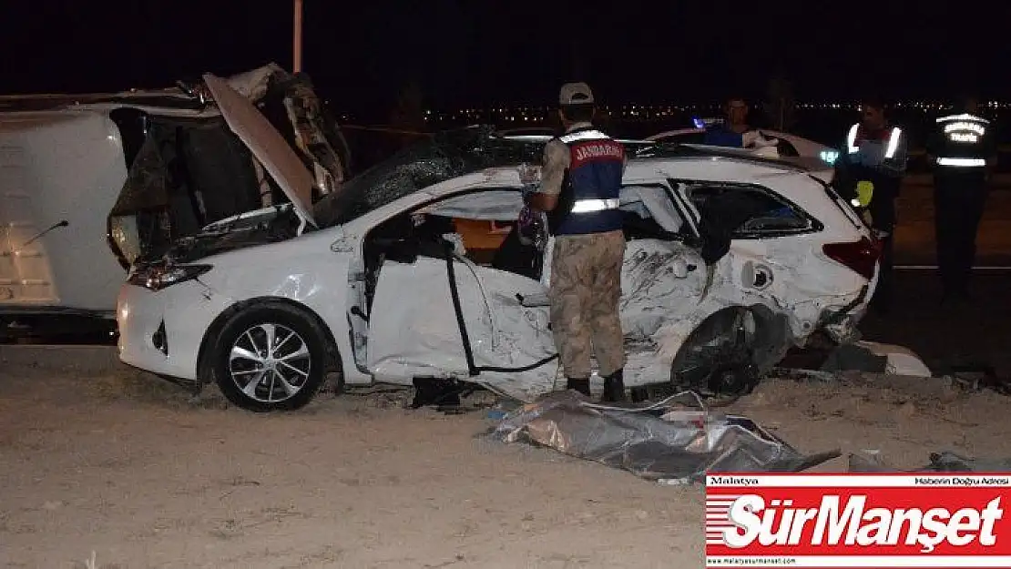 Malatya'da feci kaza: 2 ölü, 16 yaralı