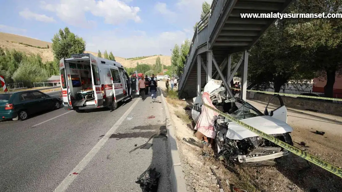 Malatya'da feci kaza: 2 ölü, 2 yaralı