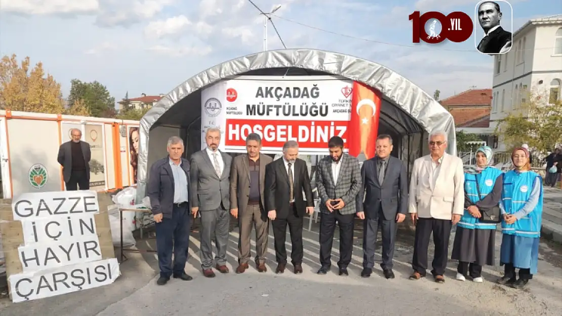 Malatya'da Gazze İçin Hayır Çarşısı Açıldı