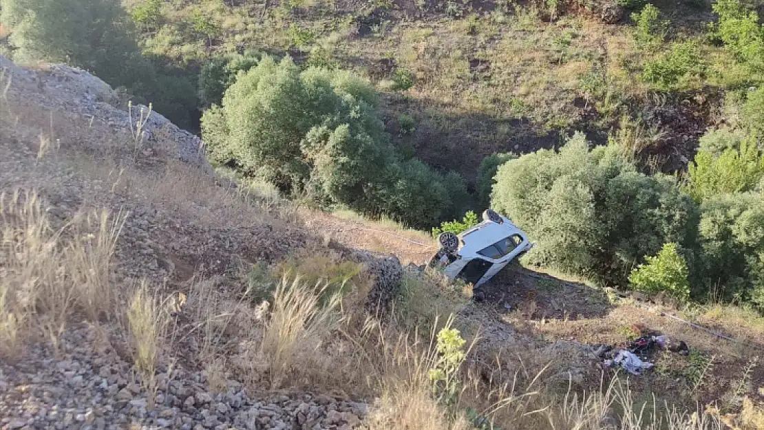 Malatya'da hafif ticari araç uçuruma devrildi, 1 kişi öldü, 2 kişi yaralandı