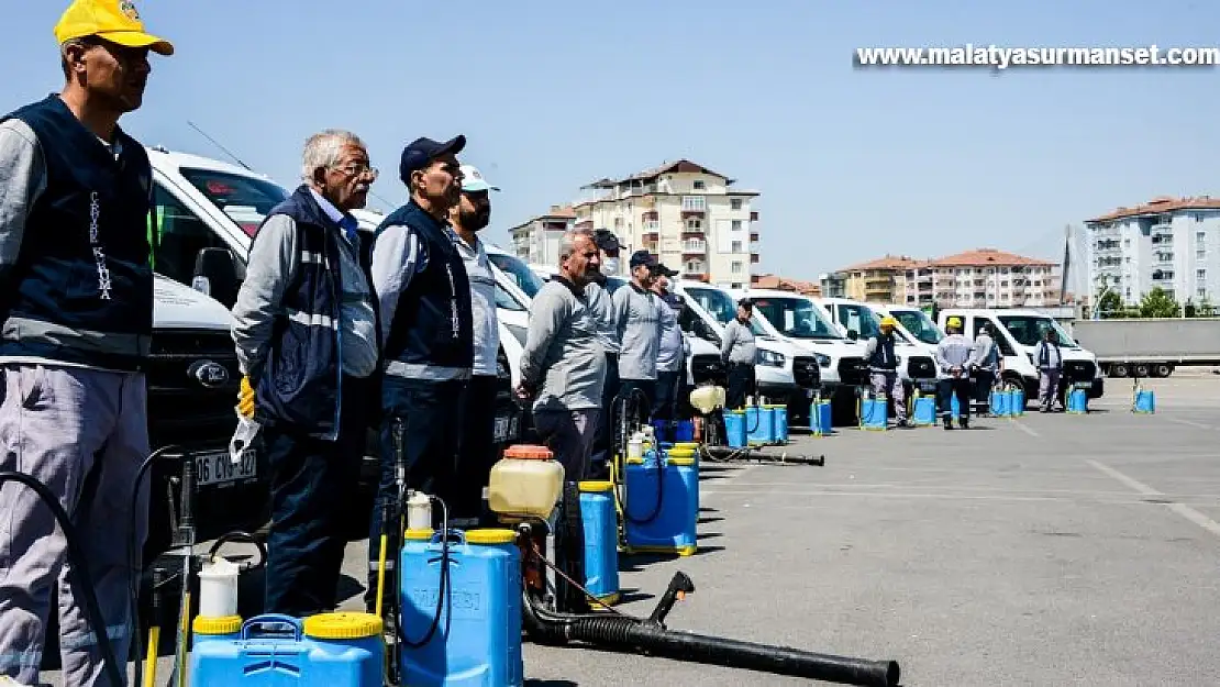 Malatya'da ilaçlama çalışmalarına hız verildi