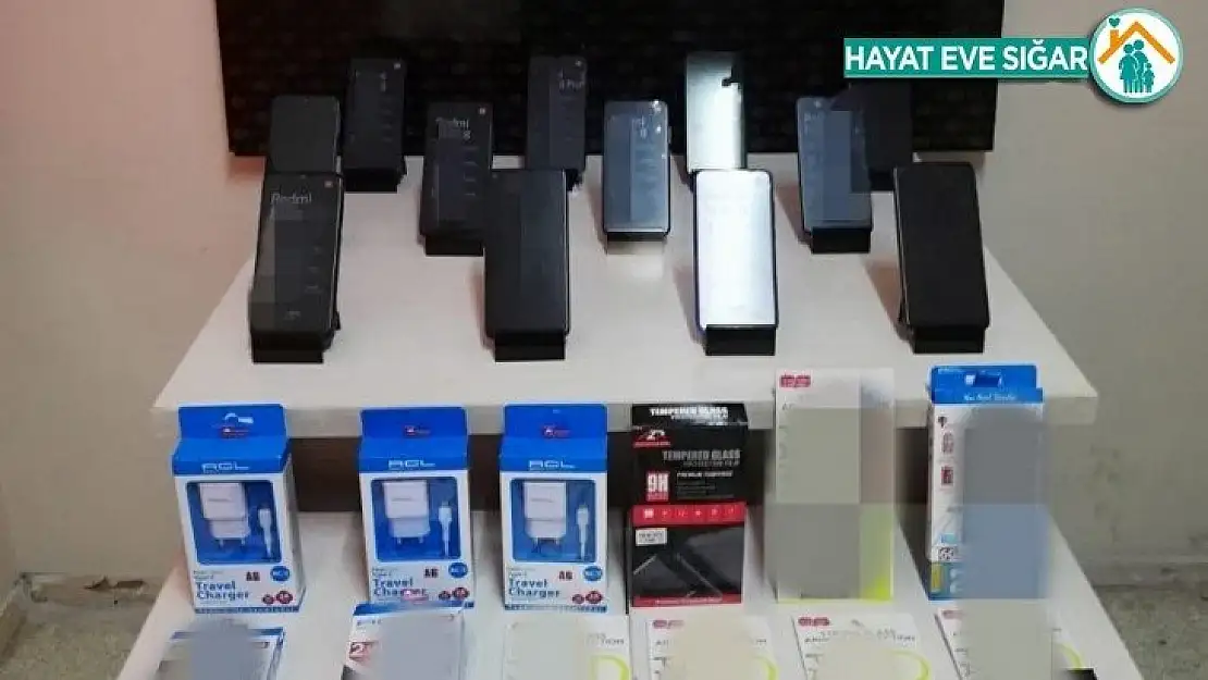 Malatya'da kaçak cep telefonu operasyonu