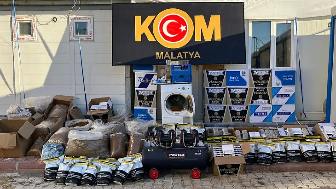 Malatya'da kaçakçılık operasyonunda 2 şüpheli yakalandı