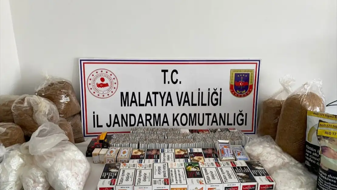 Malatya'da kaçakçılık ve uyuşturucu operasyonlarında 6 zanlı tutuklandı