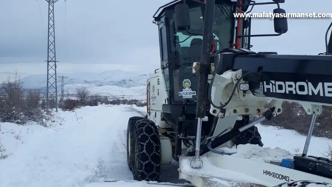 Malatya'da kar geçit vermiyor