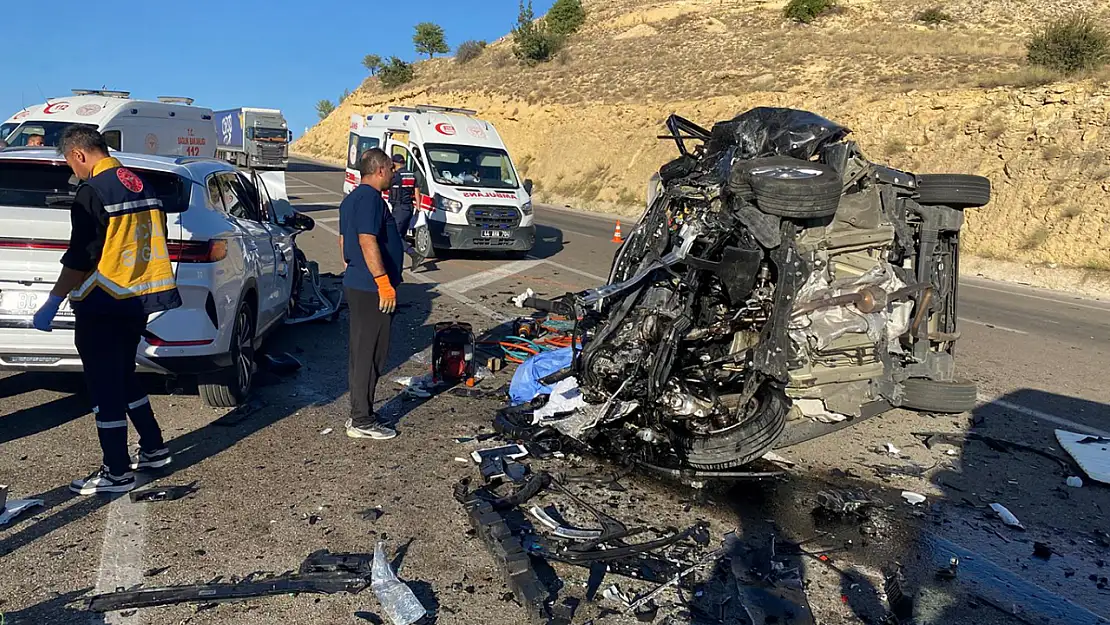 Malatya'da katliam gibi kaza 4 ölü 2 yaralı