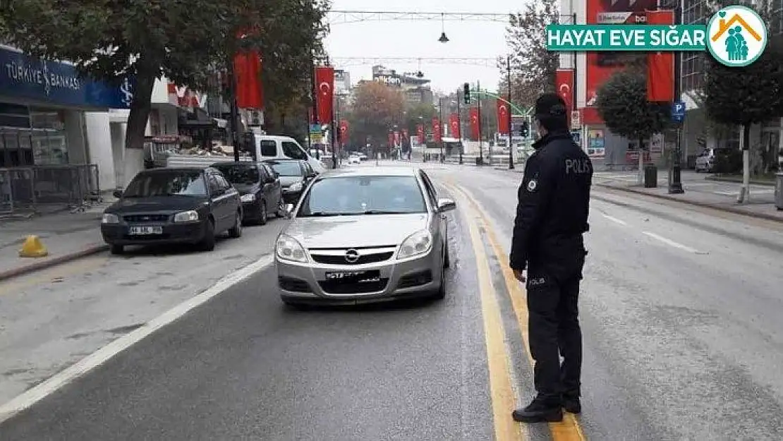 Malatya'da kısıtlamalarda denetimler sürüyor