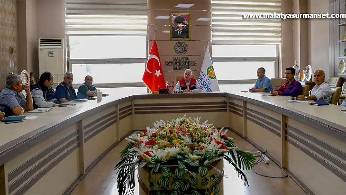 Malatya'da Kurban Bayramında alınacak tedbirleri görüşüldü