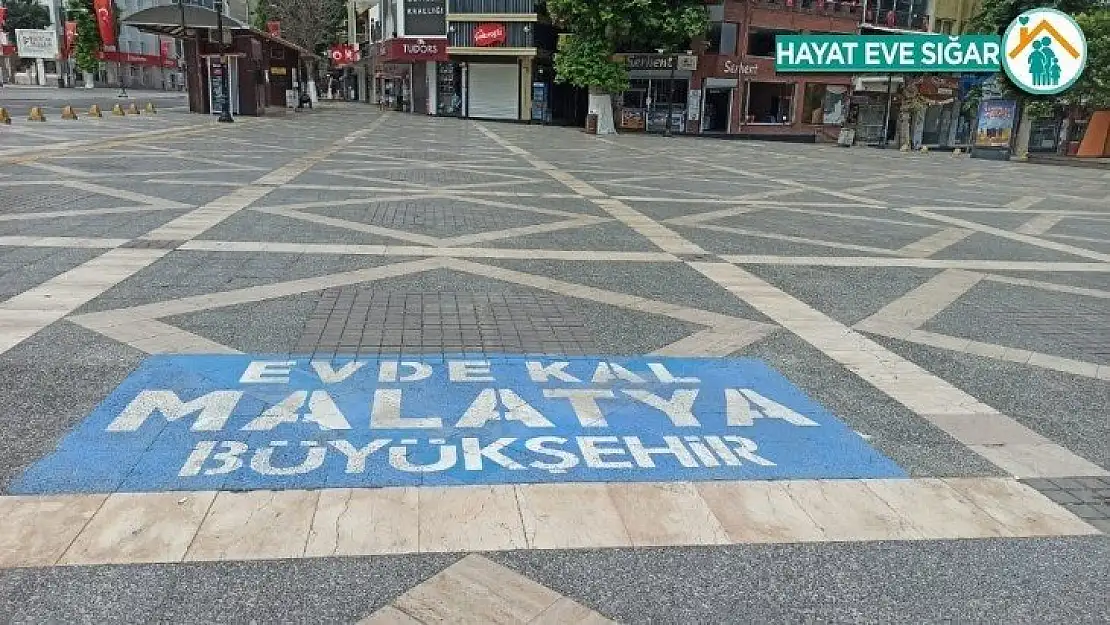 Malatya'da LGS kısıtlamasında sokaklar boş kaldı